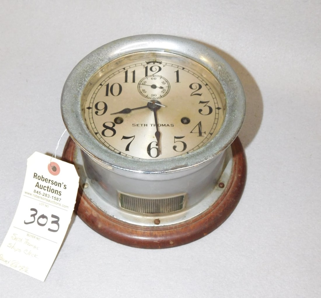 Seth Thomas Ship's Clock (1 of 3)