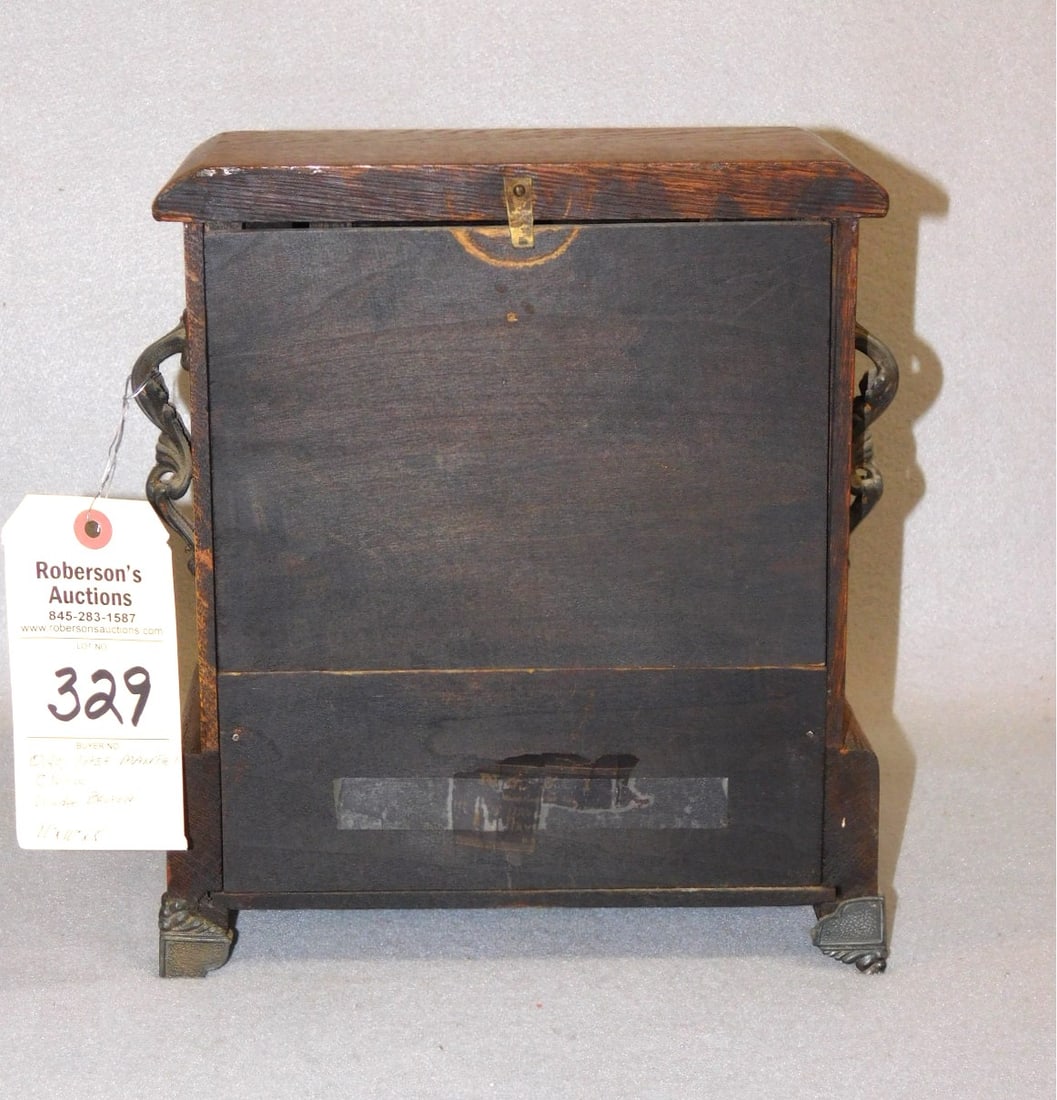 New Haven Oak Mantle Clock - 2