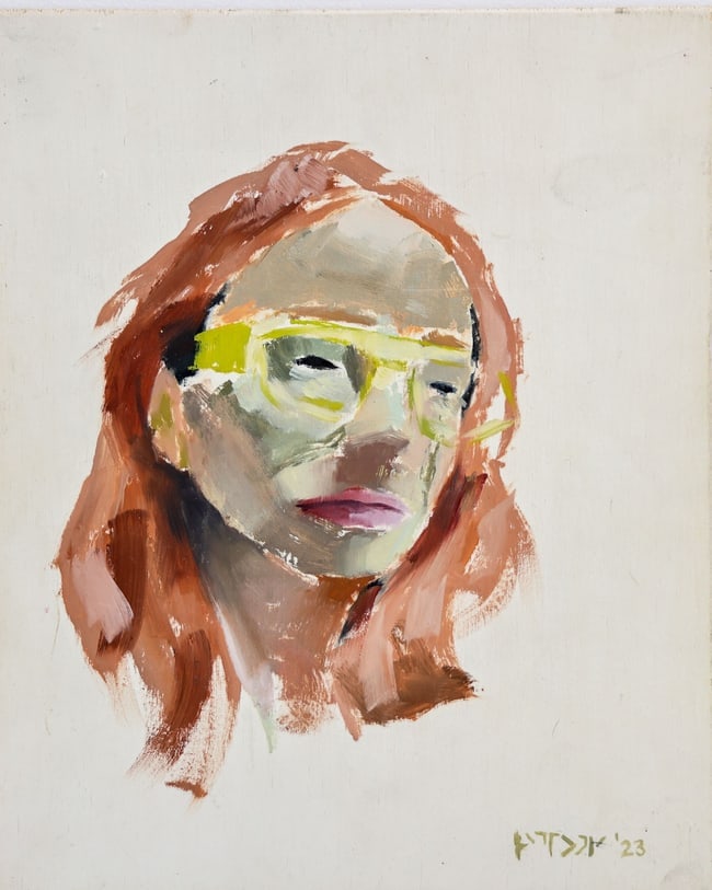 PRASINOS IN OIL ON PANEL 2023 BY "JORVIK" (1 of 2)