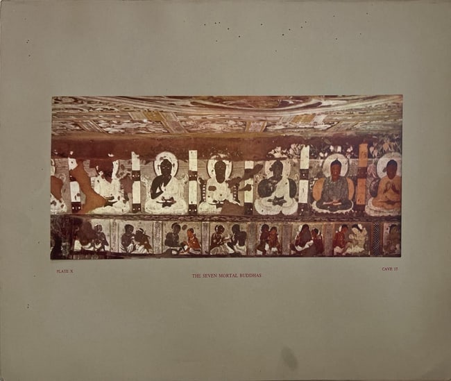 RARE 1956 EDITION -AJANTA PAINTINGS; PUBLISHED BY LALIT KALA AKADEMI, NEW DELHI - 9