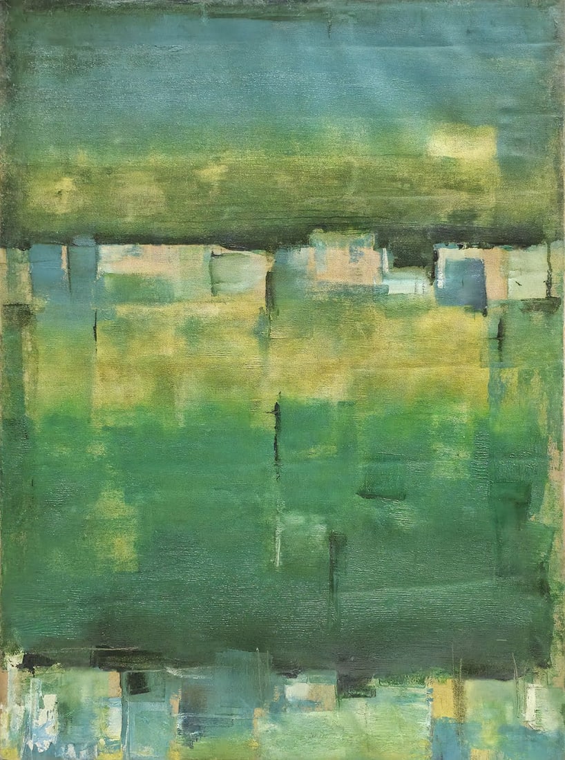 V. S. GAITONDE (1924–2001) UNTITLED, 1962 — OIL ON CANVAS: V. S. GAITONDE (1924–2001) UNTITLED, 1962 — OIL ON CANVAS PAINTED IN 1962, THIS IMPORTANT EARLY WORK BY VASUDEO S. GAITONDE (1924–2001) BELONGS TO A FORMATIVE AND HIGHLY SOUGHT-AFTER PHASE OF