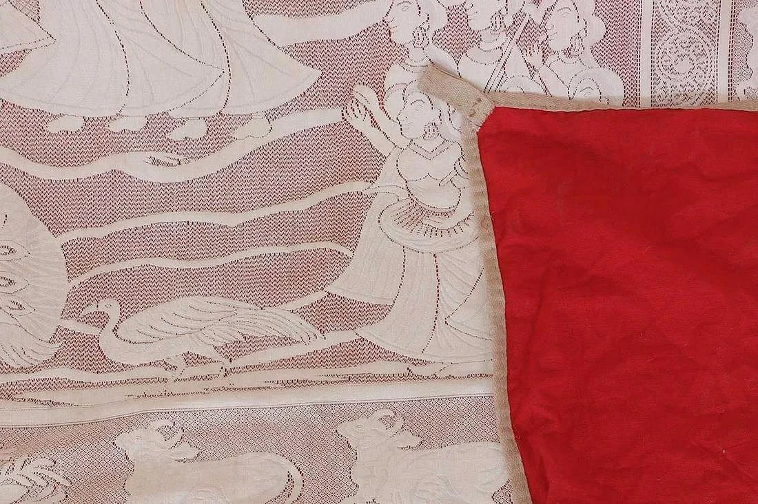 A COTTON LACE PICHHAVAI - 4