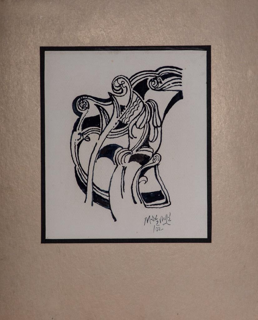 GANESH HALOI (BORN 1936)UNTITLED MIXED MEDIA ON PAPER 18 × 14.9 × 0.39 CM: GANESH HALOI (BORN 1936)UNTITLED MIXED MEDIA ON PAPER 18 × 14.9 × 0.39 CM THIS INTRIGUING MIXED MEDIA WORK ON PAPER IS A REFINED EXAMPLE OF GANESH HALOI’S INTROSPECTIVE AND POETIC ABSTRACT