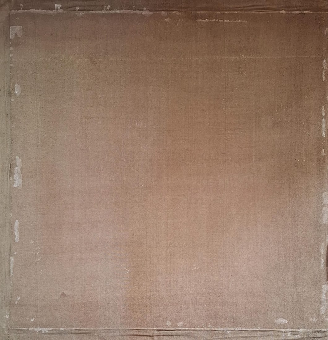 SATISH GUJRAL UNTITLED ACRYLIC ON CANVAS 36 × 36 IN SIGNED IN DEVANAGARI LOWER LEFT 2003 - 3