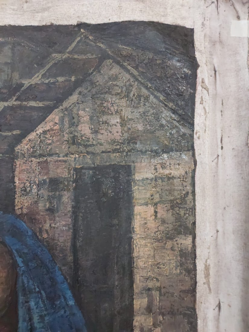 K.K. HEBBAR (1911–1996) UNTITLED 1978 OIL ON CANVAS 35 × 47 IN SIGNED LOWER LEFT - 7