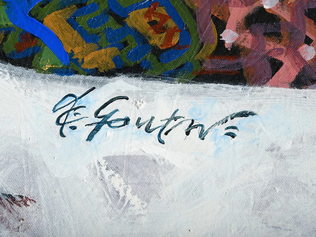 SANJEEV KISHOR GOUTAM "CALIBRATION OF NATURE III" ACRYLIC ON CANVAS. - 2