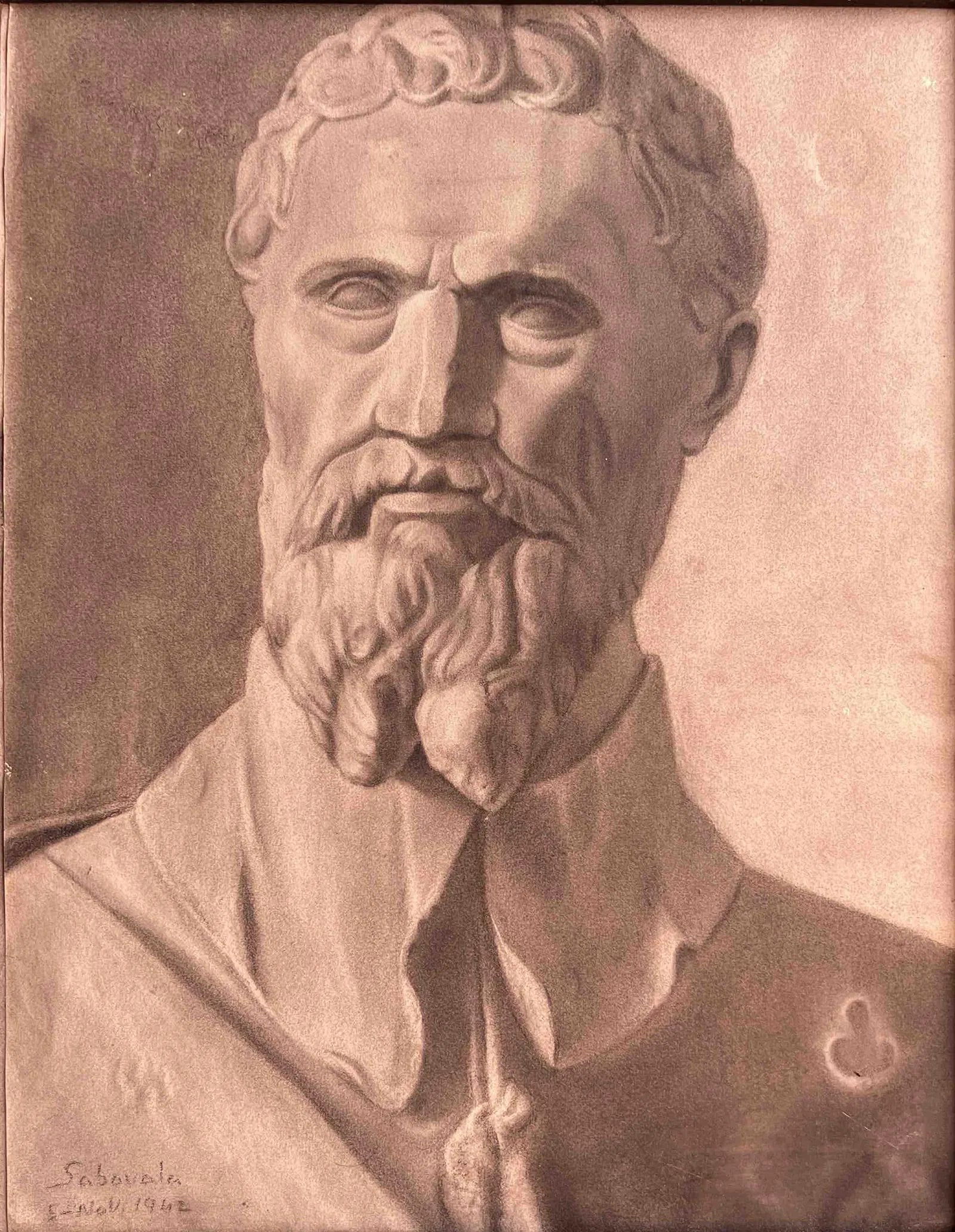 JEHANGIR SABAVALA (INDIAN, 1922-2011) "UNTITLED" GRAPHITE ON PAPER.: JEHANGIR SABAVALA (INDIAN, 1922-2011) "UNTITLED" GRAPHITE ON PAPER. THESE WORKS ARE HIGHLY SOUGHT AFTER, MUCH LIKE THOSE BY RENOWNED ARTISTS SUCH AS S.H. RAZA, F.N. SOUZA, AKBAR PADAMSEE, AND