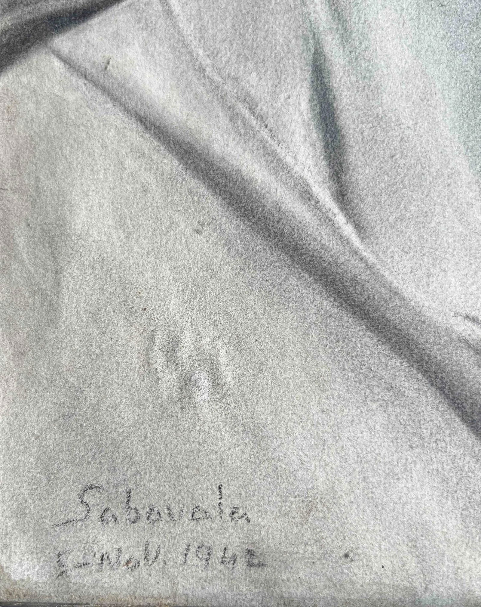 JEHANGIR SABAVALA (INDIAN, 1922-2011) "UNTITLED" GRAPHITE ON PAPER. - 2