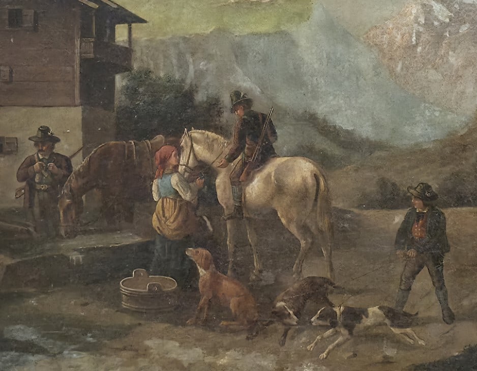 MOUNTAIN REST TODAY l OIL ON CANVAS l LATE 19TH / EARLY 20TH CENTURY - 3