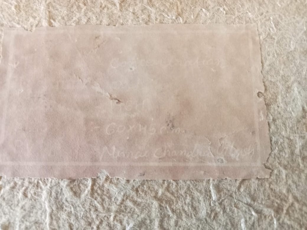 NIRMAL CHANDRA GHOSH l OIL ON CANVA l WOMAN WITH EARTHEN POTS l CIRCA 1970S–1980S - 2