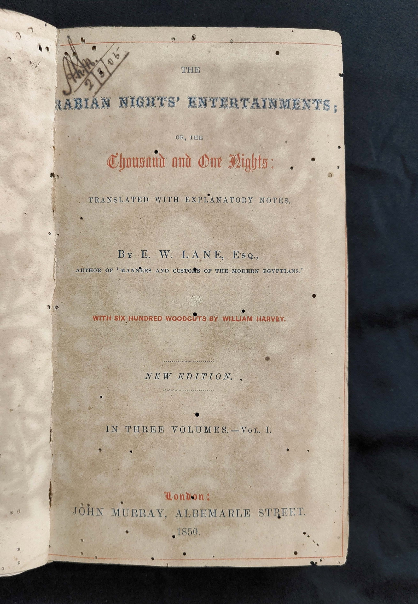 THE ARABIAN NIGHTS VOL I - 6