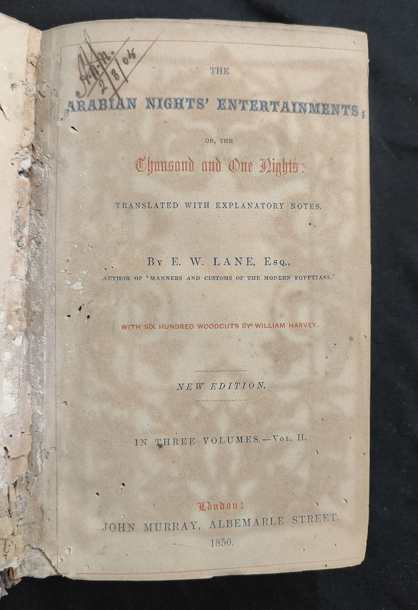 THE ARABIAN NIGHTS VOL Il - 7