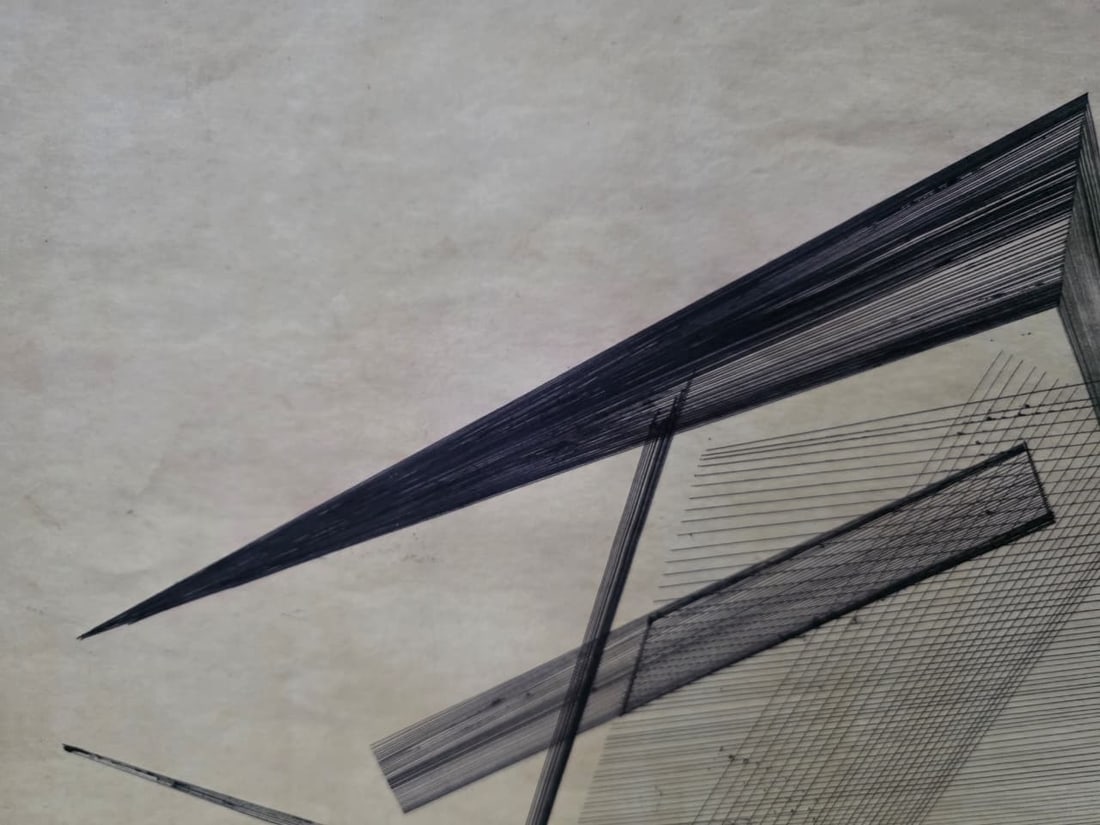 NASHREEN MOHAMMADI (1937–1990) UNTITLED 1978 INK PEN ON PAPER 15 × 22 INCHES - 3