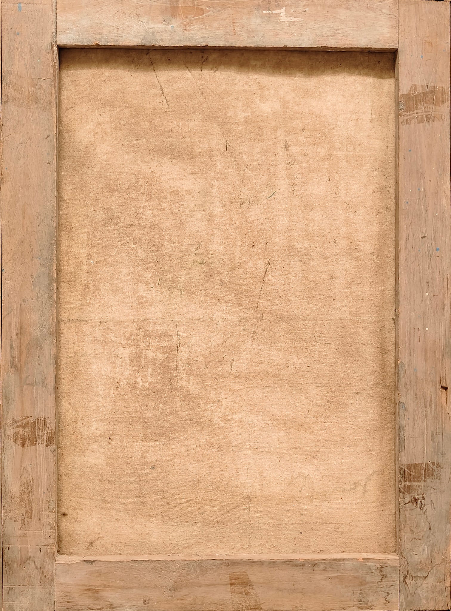 F.N. SOUZA (1924–2002) – TRIBAL MAN AND WOMAN – 1958 – OIL ON CANVAS – 25 X 34 IN - 5