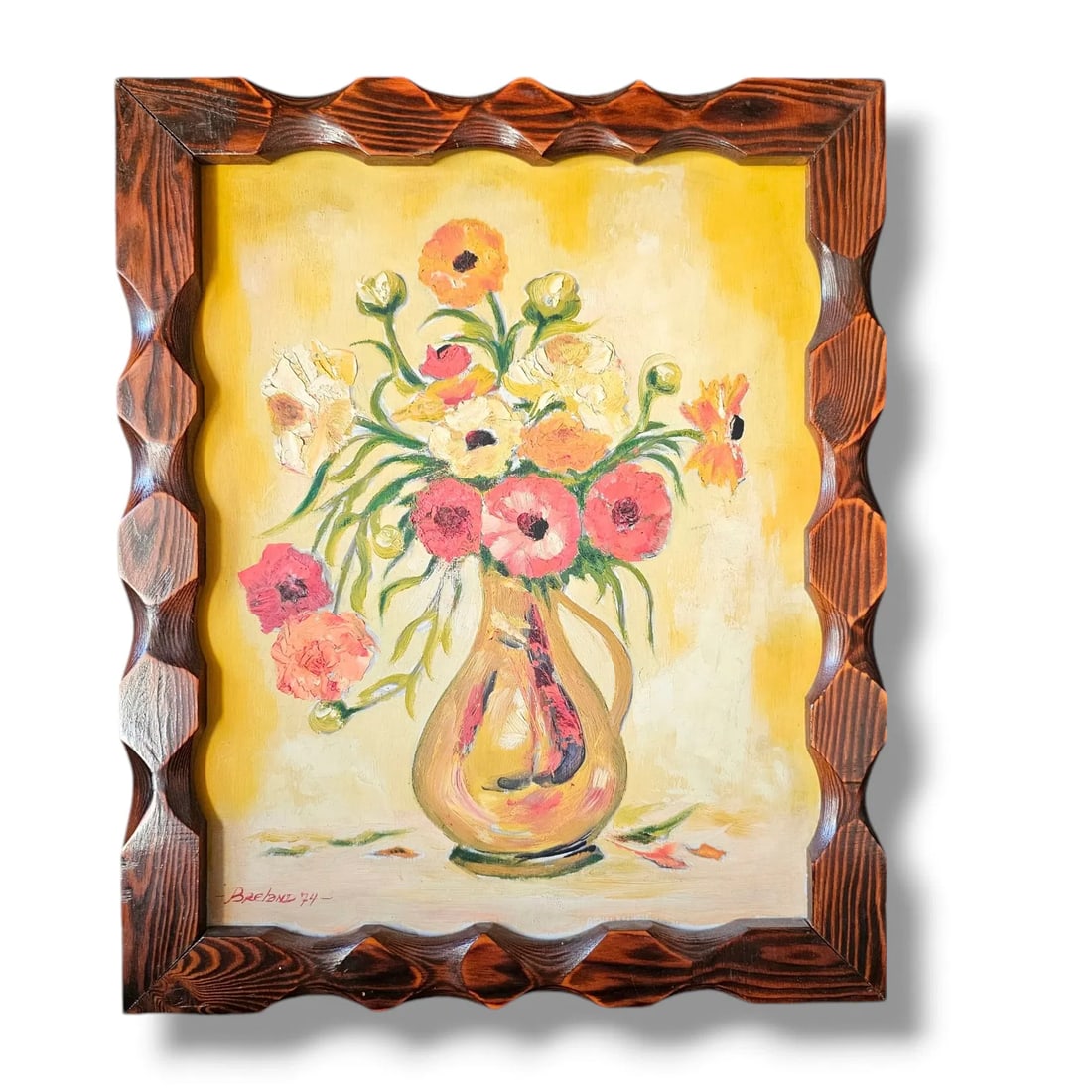 (signed) Brelend, Flower vase, 1974 (1 of 4)