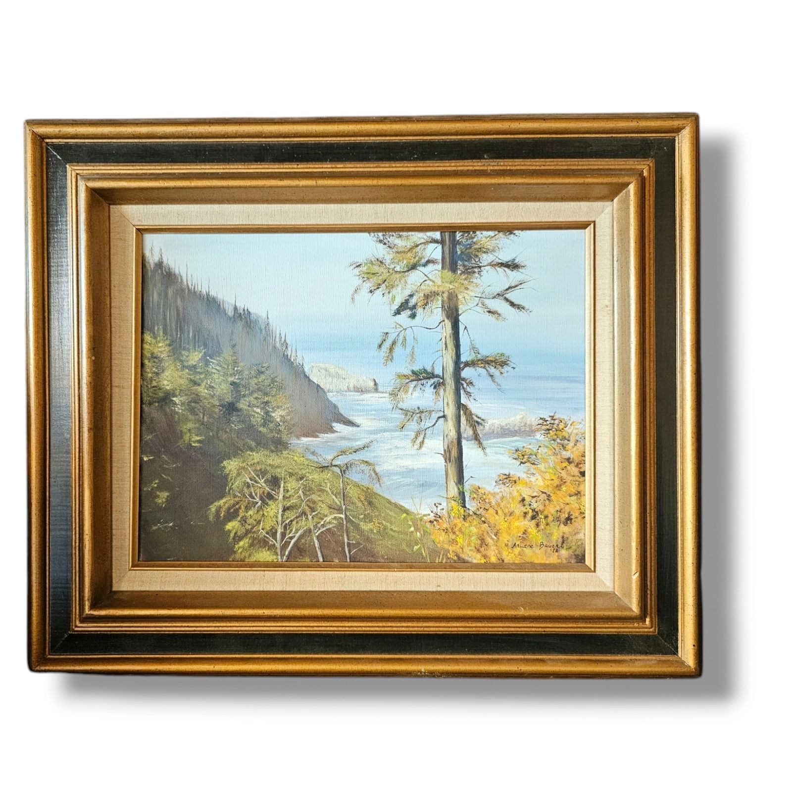 (signed) Arlene Bauer, "Cape Lookout, Oregon" (1 of 5)