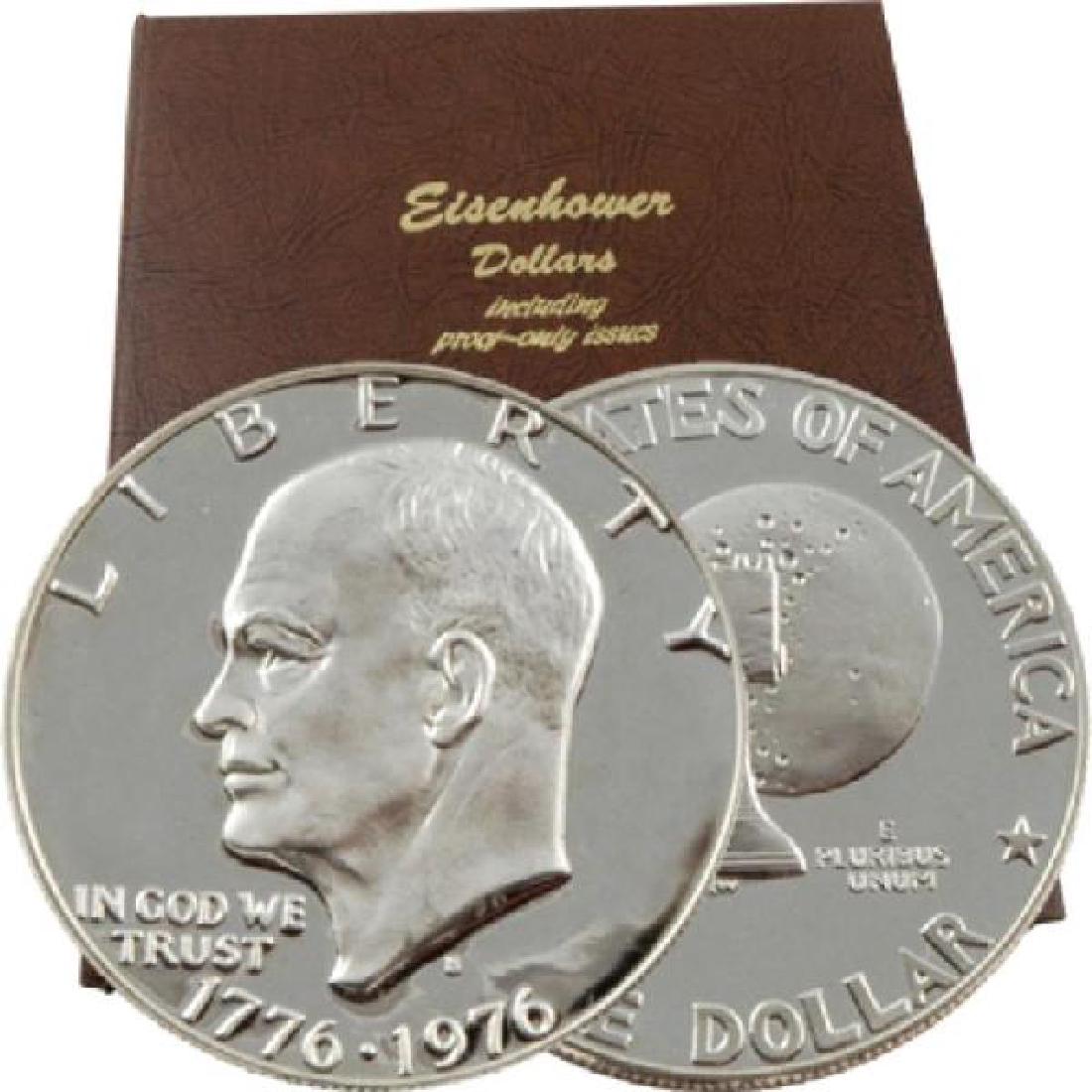 Complete 32 Coin Set Of Ike Dollars (1 of 1)