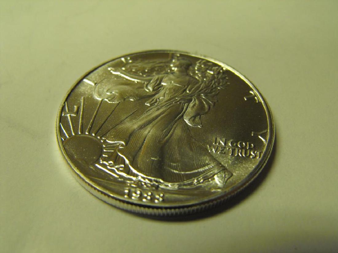 Silver Bullion 1 oz. Silver Eagle- Random date- (1 of 1)