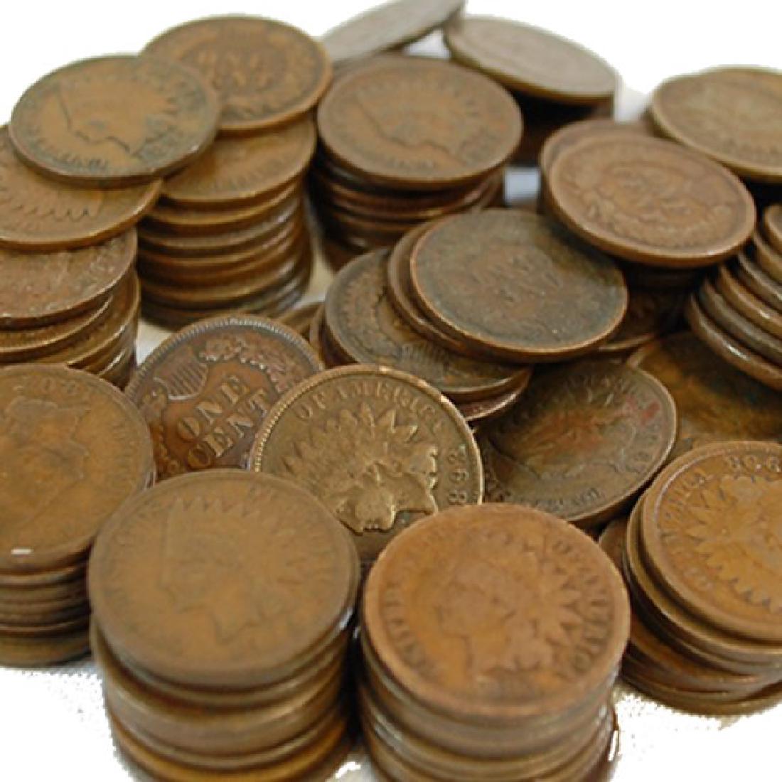 (100) Indian Head Cents - Random Dates (1 of 1)