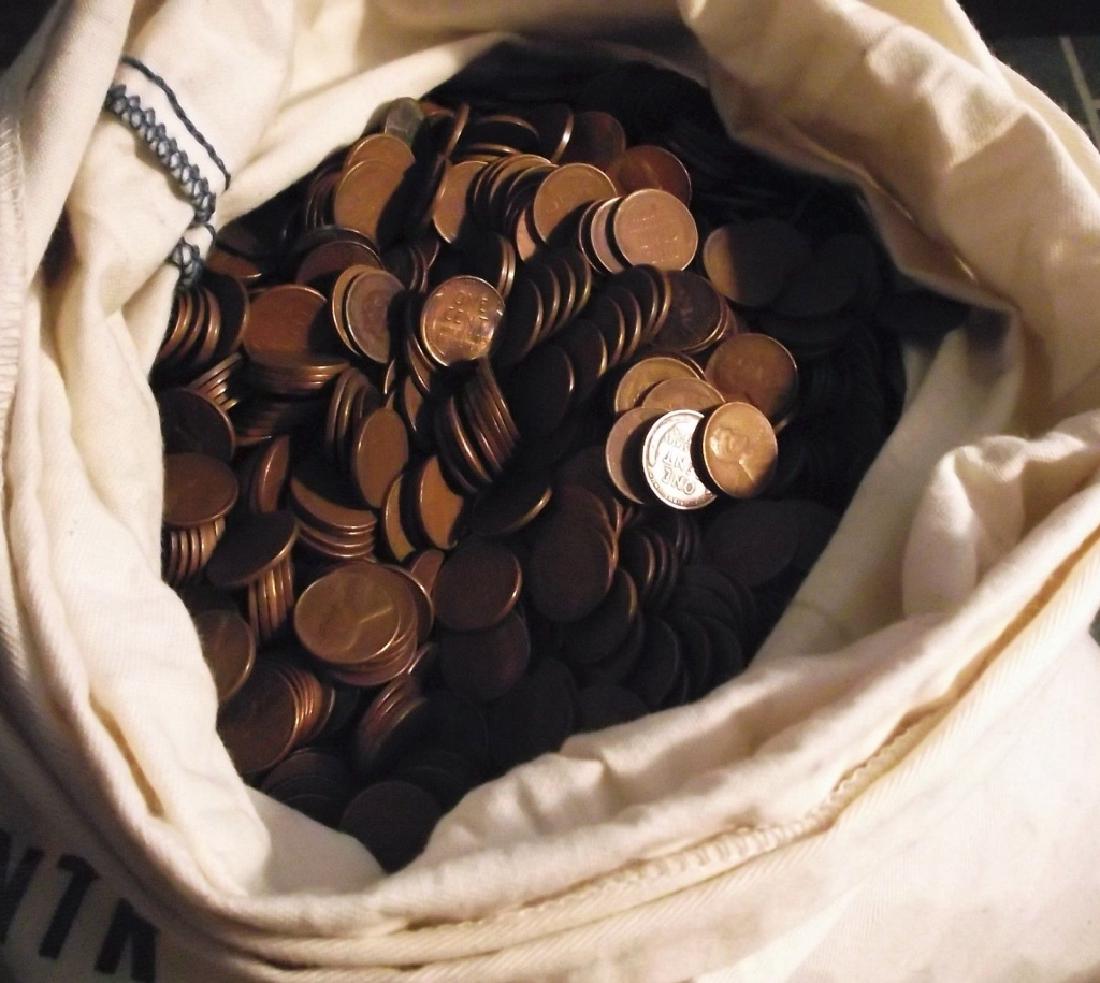 Bag of 5000 Wheat Cents - (1 of 1)