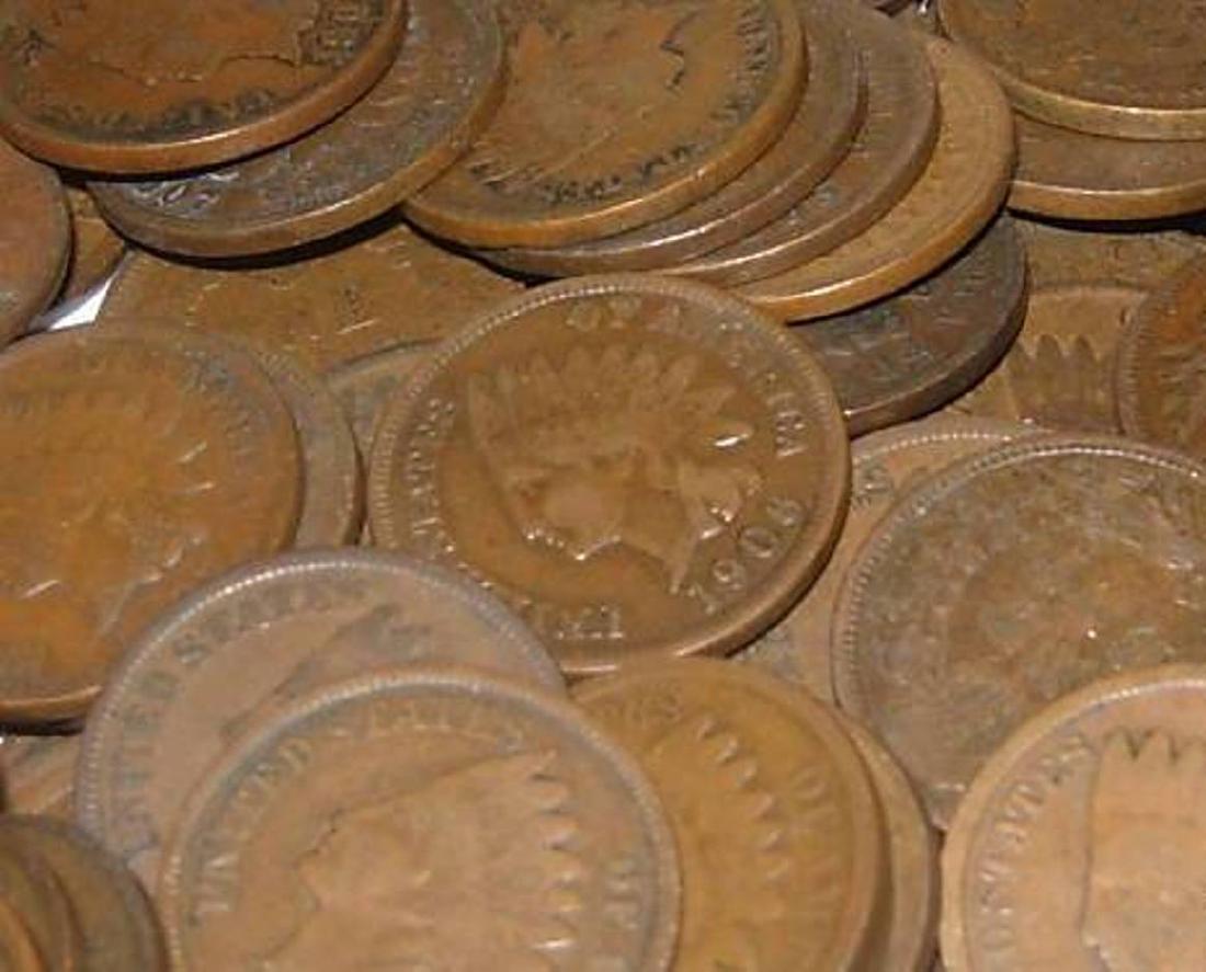 Lot of 10 Indian Head Cents-goods (1 of 1)