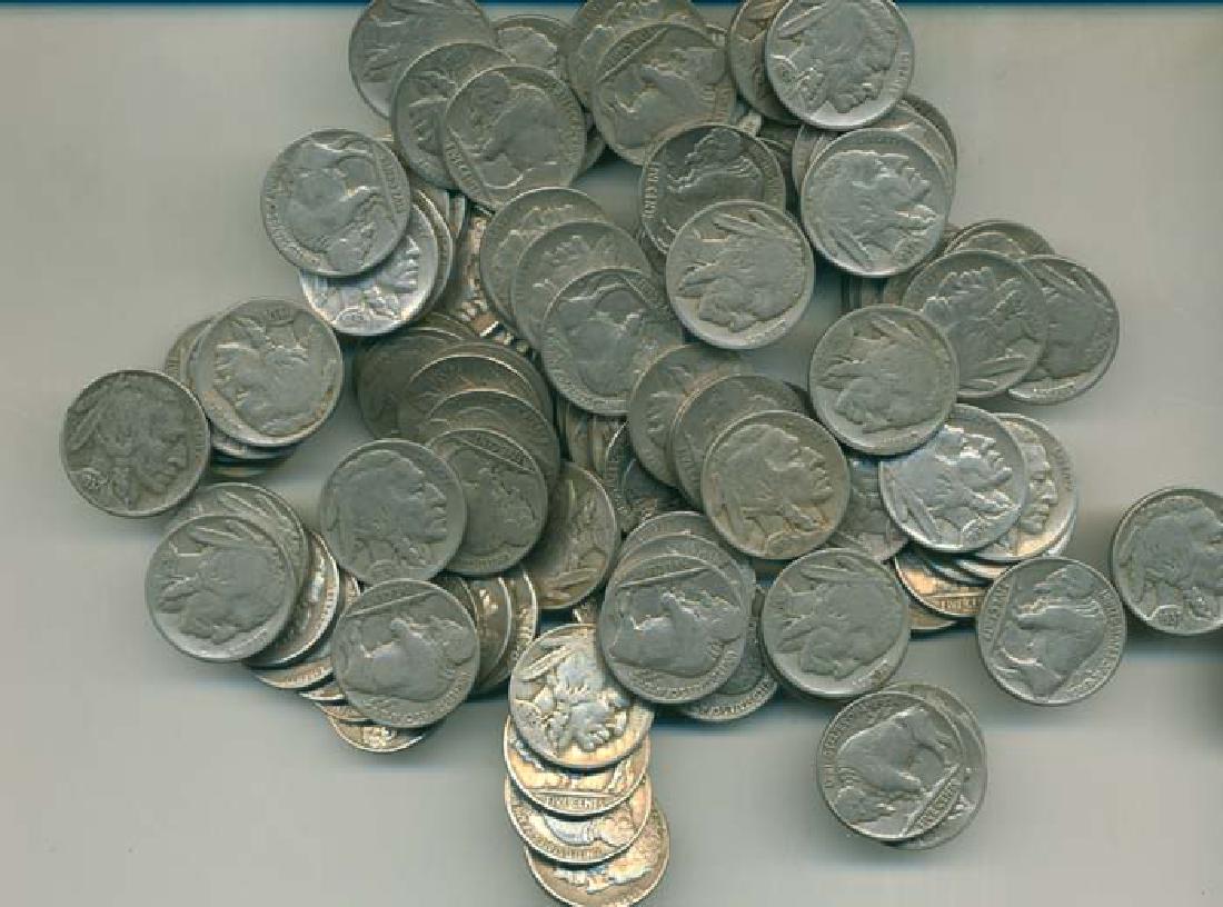 Lot of 80 Buffalo Nickels (1 of 1)