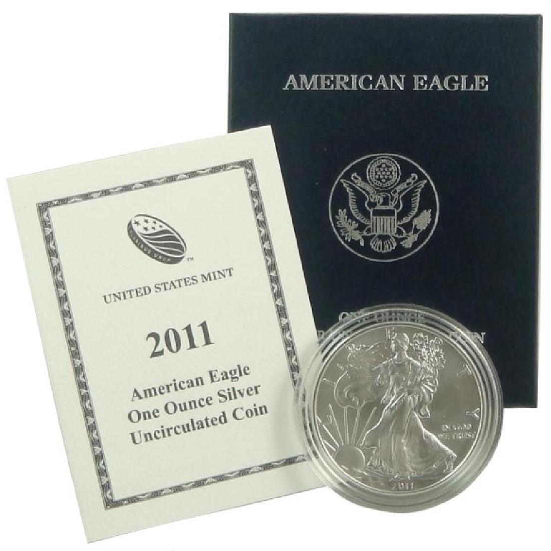 2011 W Burnished US Silver Eagle (1 of 1)