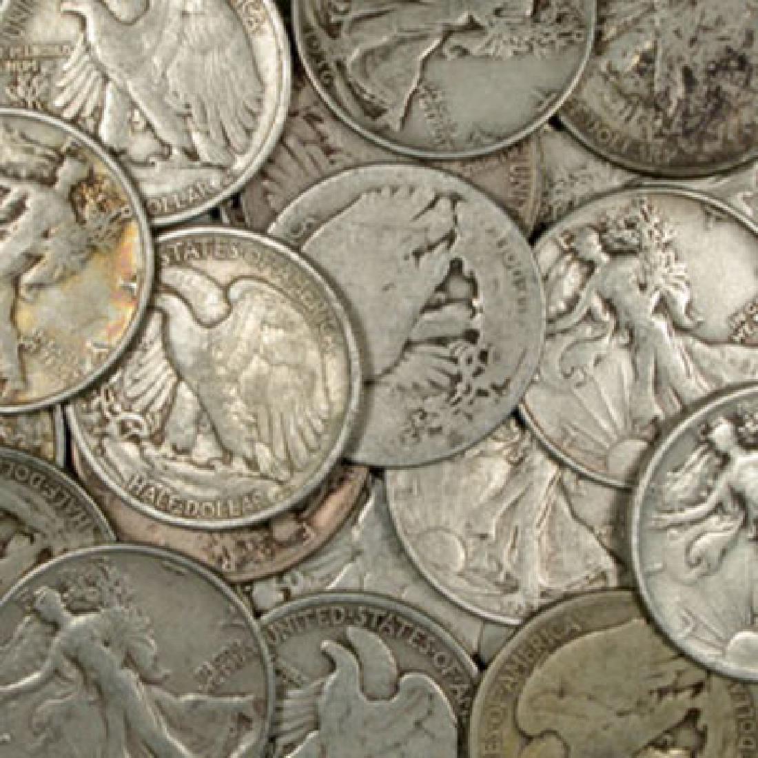 10- Walking Liberty Halves - 90% Silver (1 of 1)