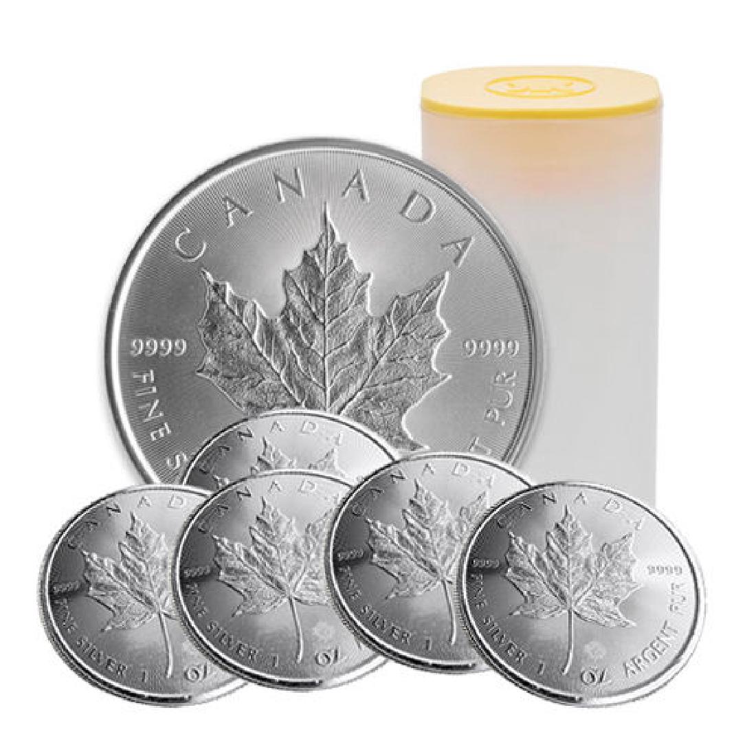 Roll (25) Canadian Silver Maple Leaf's 2015 (1 of 1)