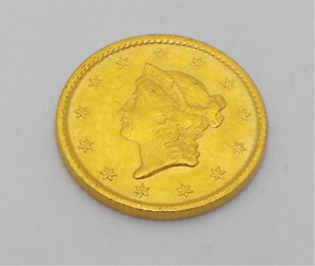 1853 P $ 1 Liberty Gold Coin (1 of 2)