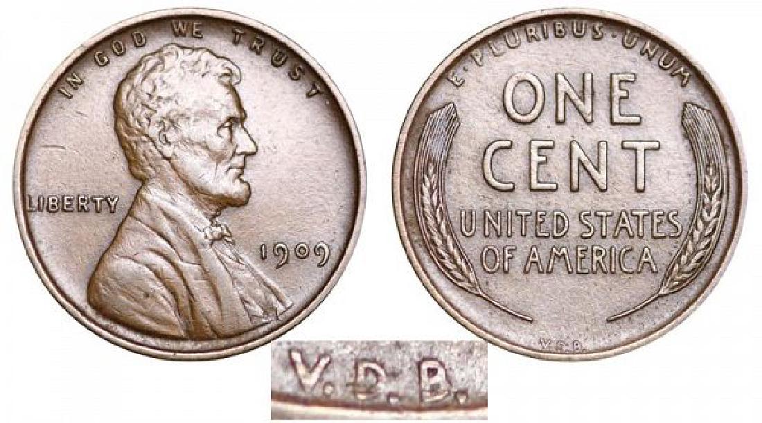 1909 VDB WHeat CEnt Key Date Issue - VG Plus (1 of 1)