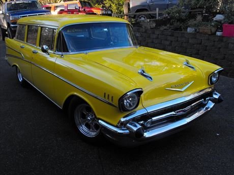 1957 Hot Rod Chevy 210 Station Wagon (1 of 9)
