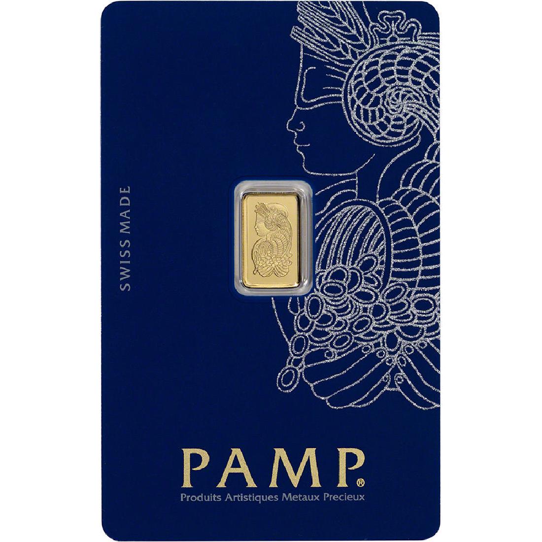 1 Gram pamp Suisse Gold Ingot: Please note that all items are as shown in image. Bidder is responsible for all grade based upon images and value. Bidder further agrees to all terms and understands all nuances of bidder registration