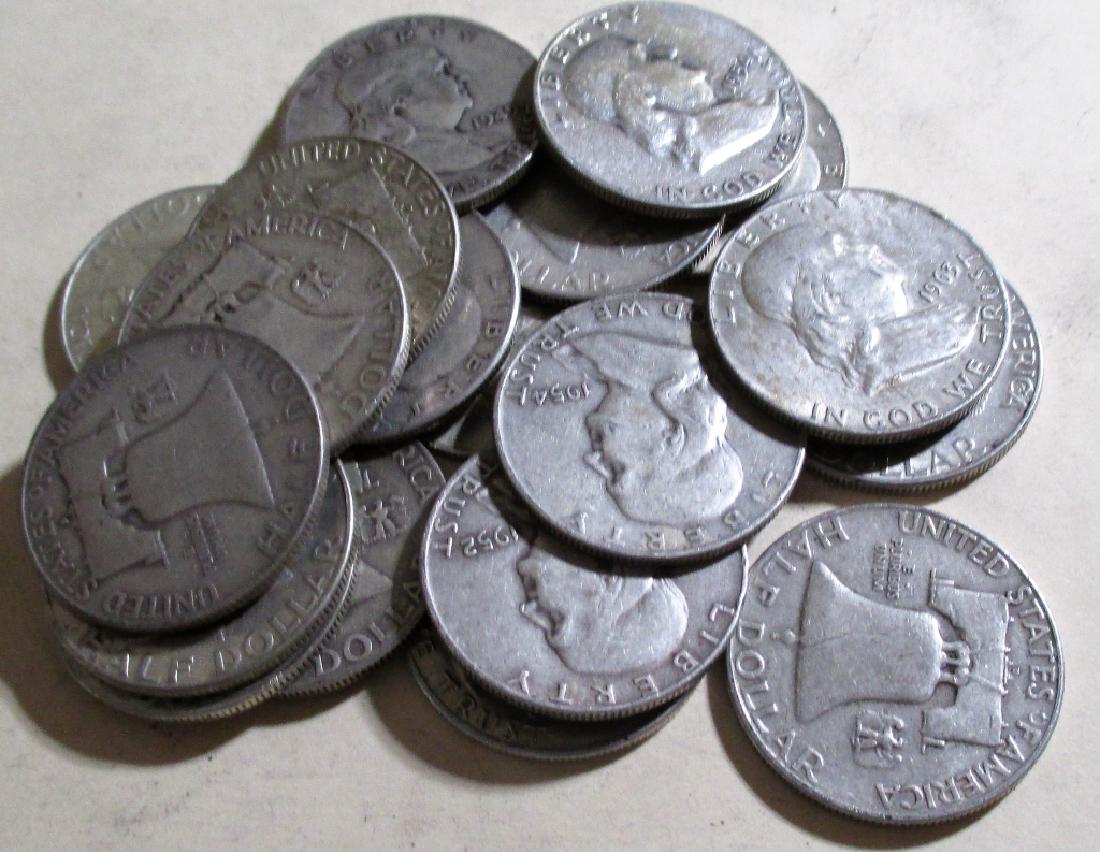 (20) Franklin Half Dollars -90% Silver (1 of 1)