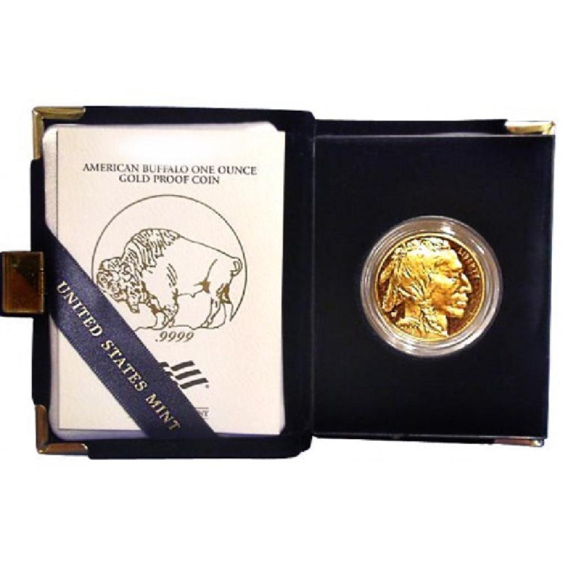 1 oz. Gold Buffalo Proof Random Date: Please note that all items are as shown in image. Bidder is responsible for all grade based upon images and value. Bidder further agrees to all terms and understands all nuances of bidder registration