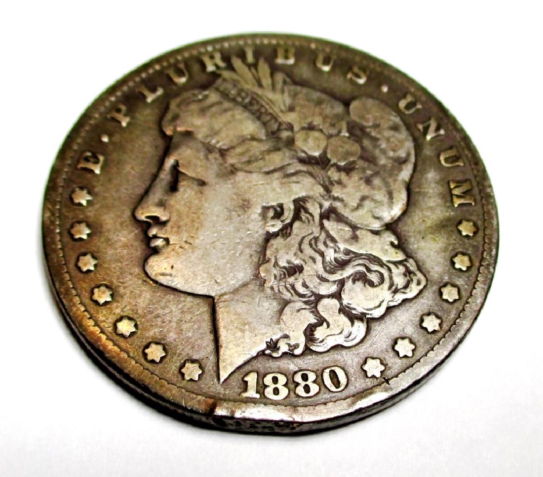 1880 CC Morgan Silver Dollar KEY DATE (1 of 2)