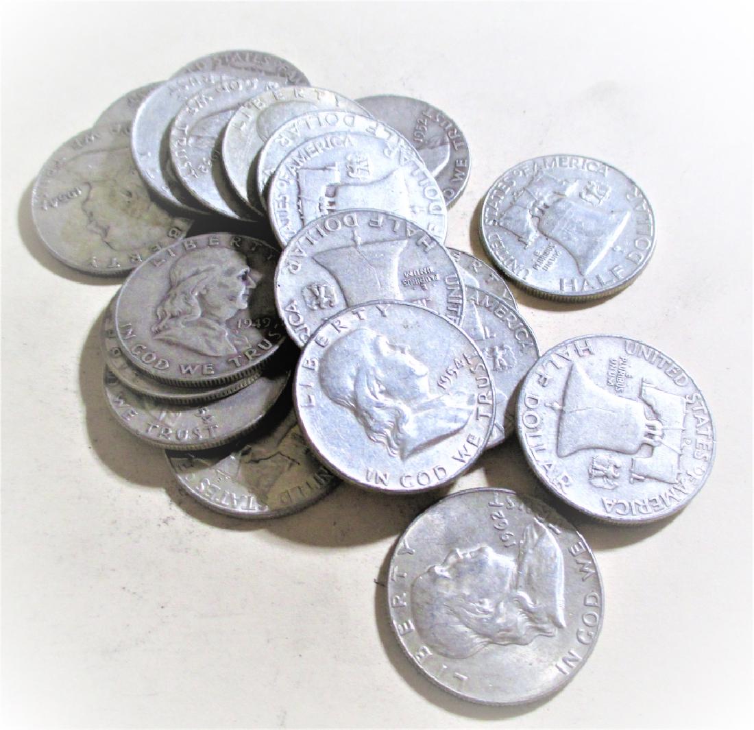 (20) Franklin Half Dollars -90% Silver (1 of 1)