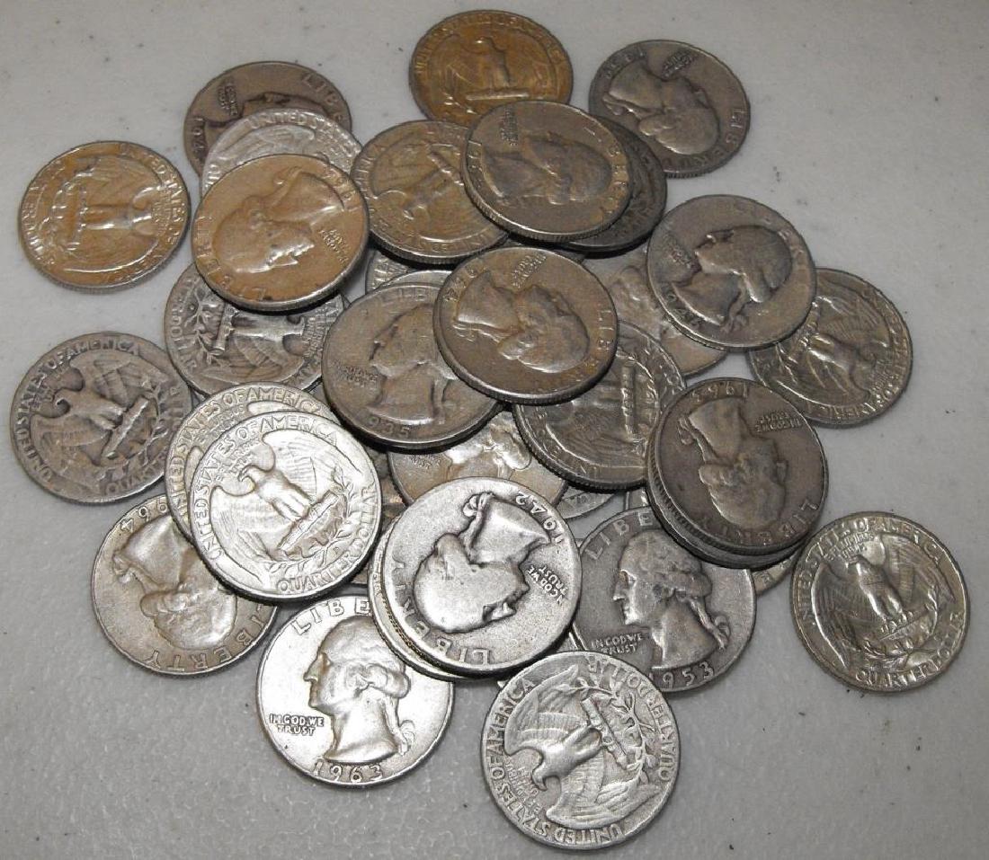 (40) Washington Quarters 90% Silver (1 of 1)