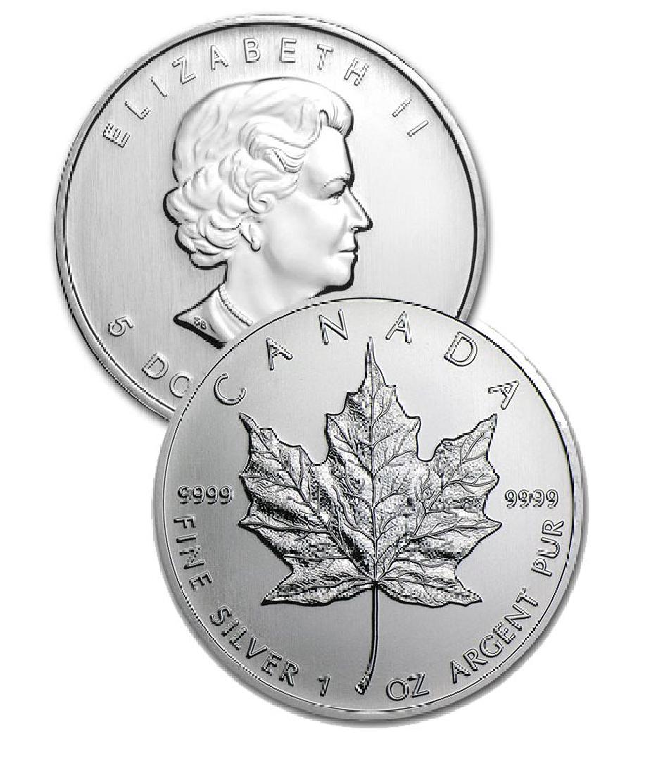 Random Date 1 oz. Silver Canadian Maple Leaf (1 of 1)