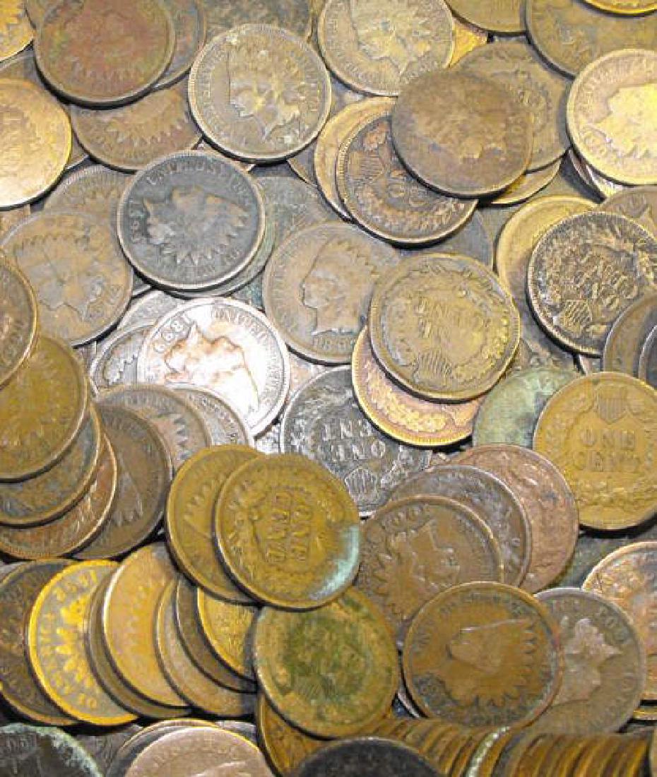 Lot of (100) Indian Head Cents - ag-g (1 of 1)