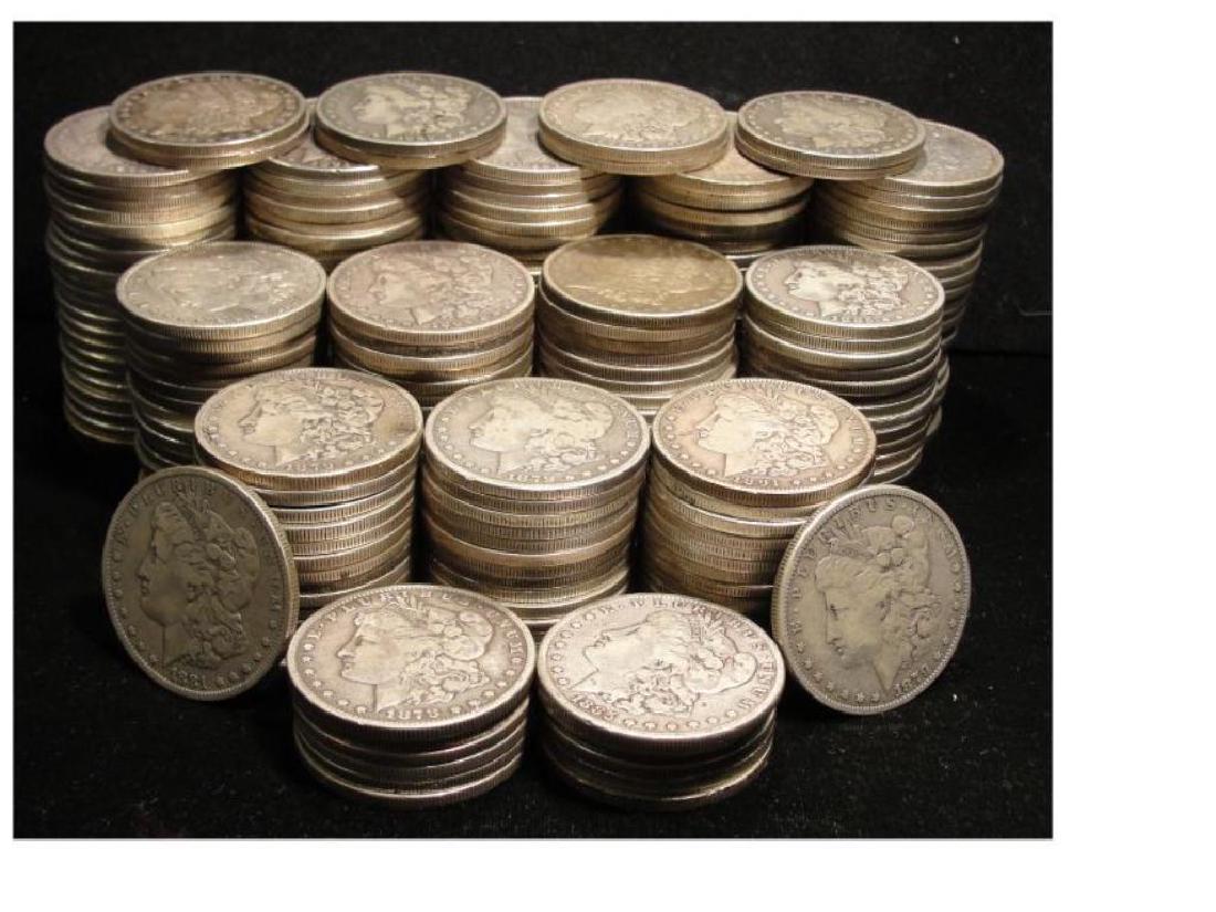 Lot of (200) Morgan Silver Dollars (1 of 1)