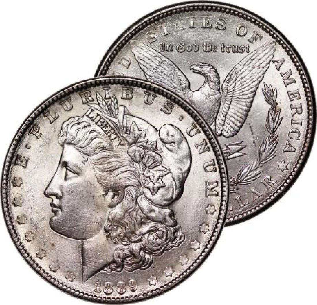 1889 P Morgan Silver Dollar (1 of 1)
