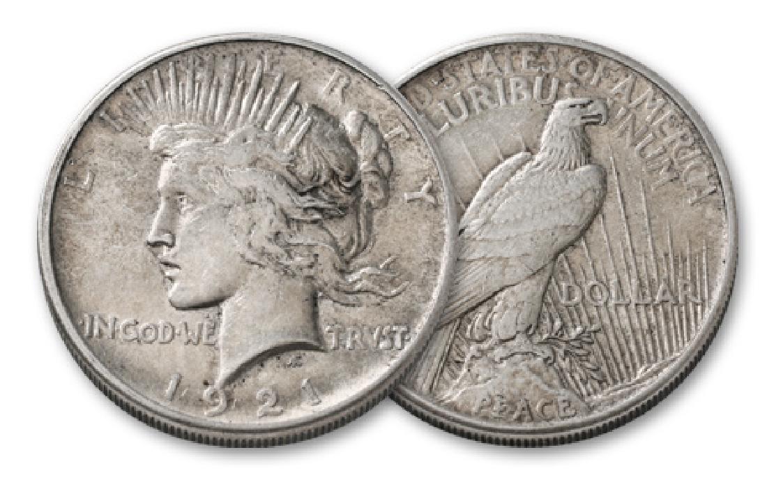 1921 Peace SIlver Dollar - 1st Year KEY Date (1 of 1)