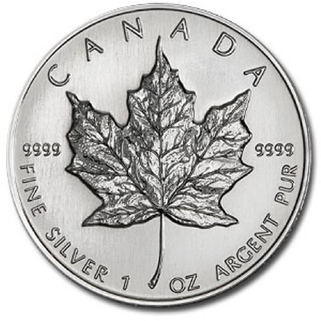 1 oz. Silver Canadian Maple Leaf Random Date (1 of 1)