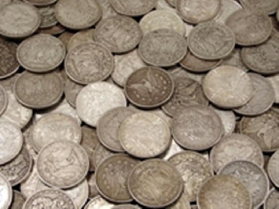 Lot of (100) Morgan Silver Dollars (ag-vg) (1 of 1)