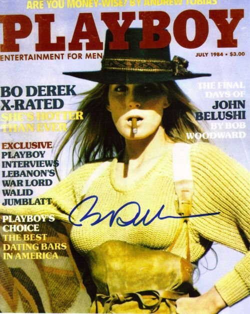 5C Bo Derek Playboy Maqgazine Cover Autographed