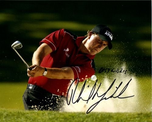 Phil Mickelson autograph: Phil Mickelson autographed 8x10 photograph