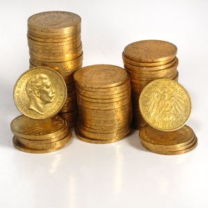 Prussia 20 Marks Gold Coin UNC-US File-oabll: A nice UNC Prussian 20 Marks gold coin. Auction is for 1 coin from cache of 97. Est- $ 250-350. 15% b/p. SHI $ 9.99