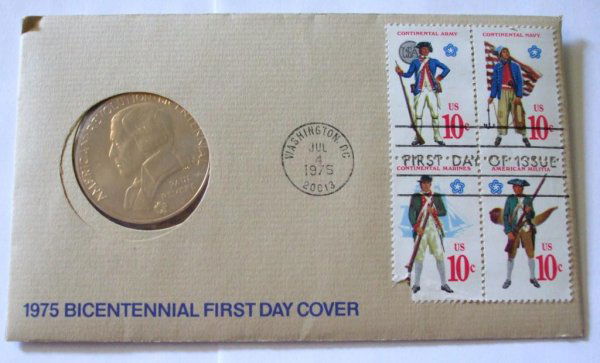 1975 Bicentennial First Day Cover: 1975 Bicentennial First Day Cover