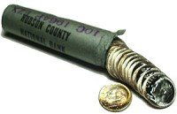 1960's Bank Wrapped Silver Dimes Roll: 1960's Bank Wrapped Silver Dimes Rolls